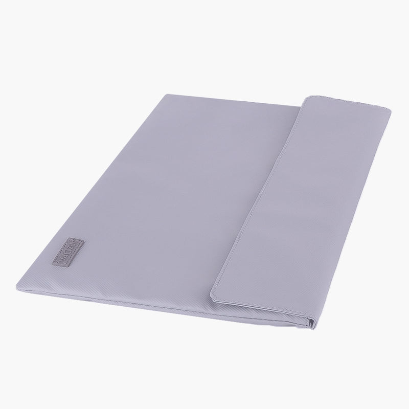 ARZOPA 16.1" Portable Monitor Sleeve Bag, PU Leather Case for Travel Monitor Laptop, Grey