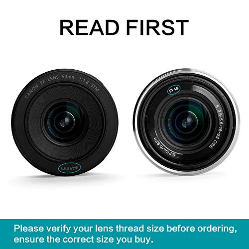 58mm Close-up Filter Kit 4 Pieces (+1,+2,+4,+10) Macro Filter Accessory Set with Pouch for Canon Nikon Sony Pentax Olympus Fuji DSLR Camera 58mm