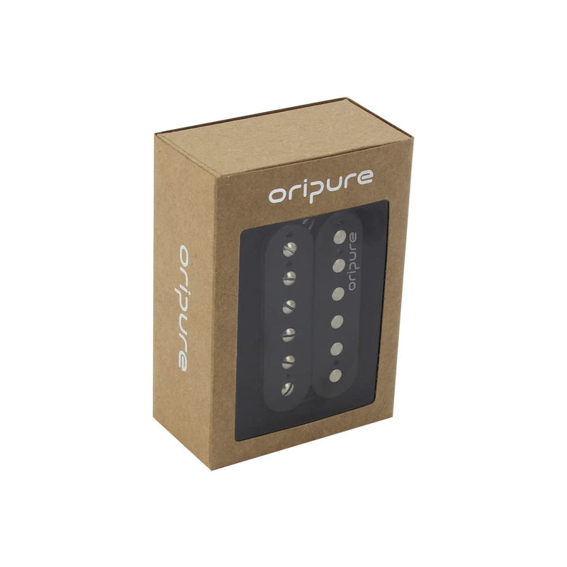 OriPure Alnico 5 Humbucker Pickups Black 7-8K Neck Pickup Black Neck Pickup