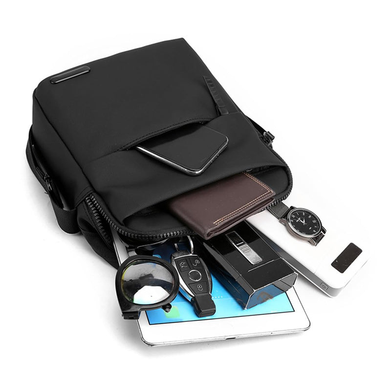 Laptop Storage Pouch, Desktop Organizer for Professional Use Bag | Self-adhesive multi-compartment laptop storage pouch for adults. Elastic desktop organizer for mouse and charger accessories.