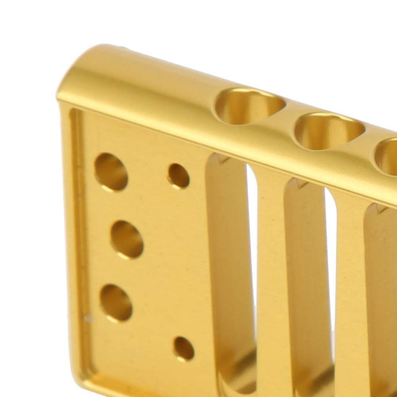 [AUSTRALIA] - Harmonica Comb, Aluminum Alloy Comb Harmonica Part for Hohne SP20 Blues HormonicaComb Accessory 10 Hole Blues Harp Comb(gold) gold 
