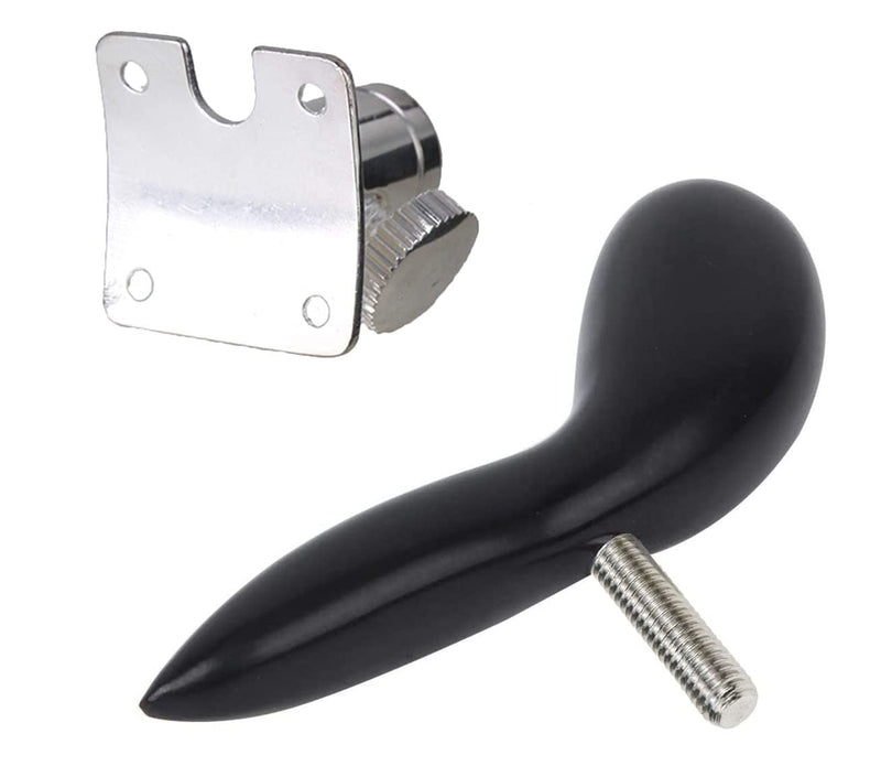 Bassoon Hand Saddle Rest Holder Thumb Rest with Fixing 4 Screws and Base Instruments Accessories