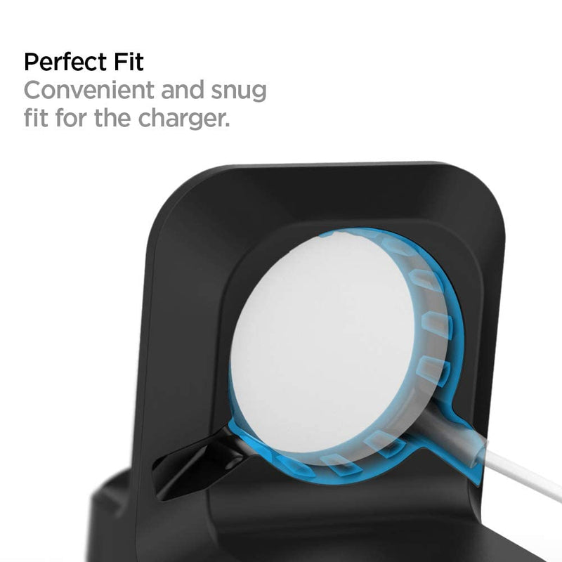 Spigen for Apple Watch Charger Stand and Tough Armor Pro Metal Designed for Apple Watch 9/8/7 45mm