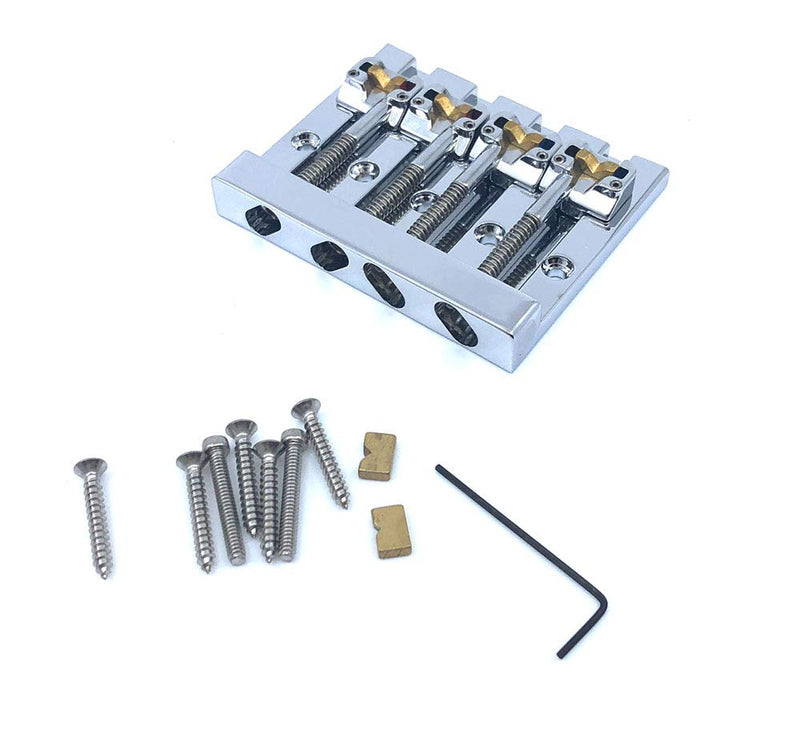 Hipshot KickAss High-mass Bass Bridge for 5-bolt Fender, Black