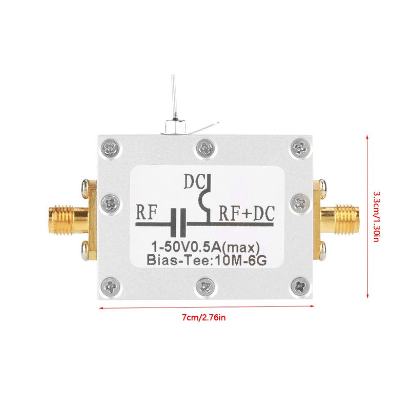 Bias Tee 1 Piece 10MHz 6GHz Broadband O-Frequency Wave Coaxial Polarisation