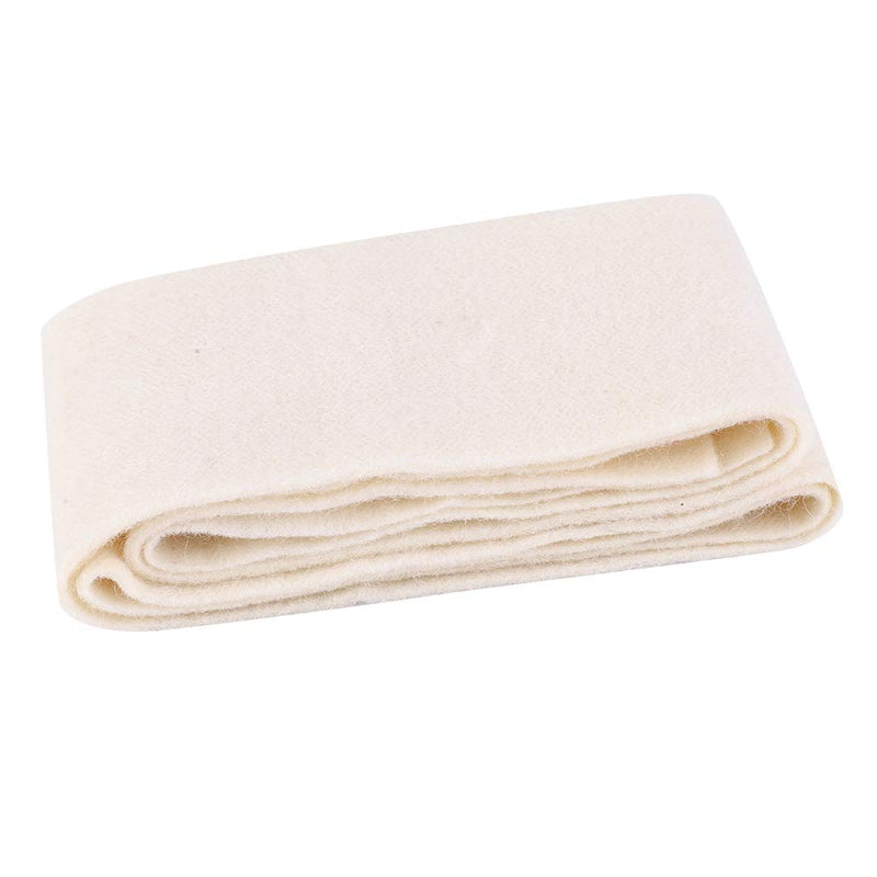 [AUSTRALIA] - Dilwe Piano Pedal Felt Beige Wool Musical Instruments Repair Parts Wear- Accessory, Piano Muffler Felt Piano Mute Rail Felt Strip Piano Weak Sound Felt for Piano Accessory 