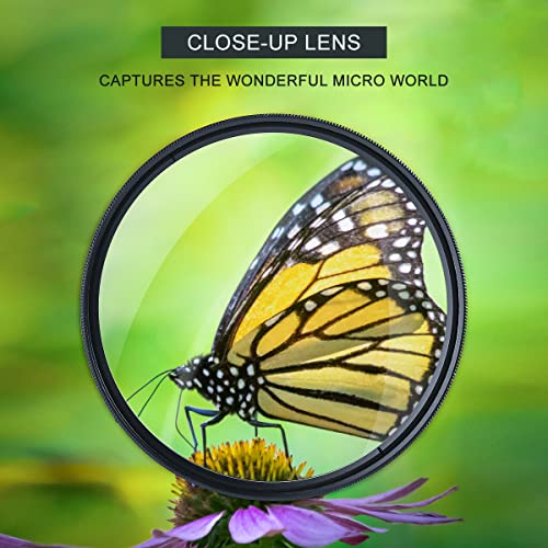 GREEN.L 67mm Close-up Filter Set(+1,+2,+4,+10), Professional Macro Filter for Camera Lens
