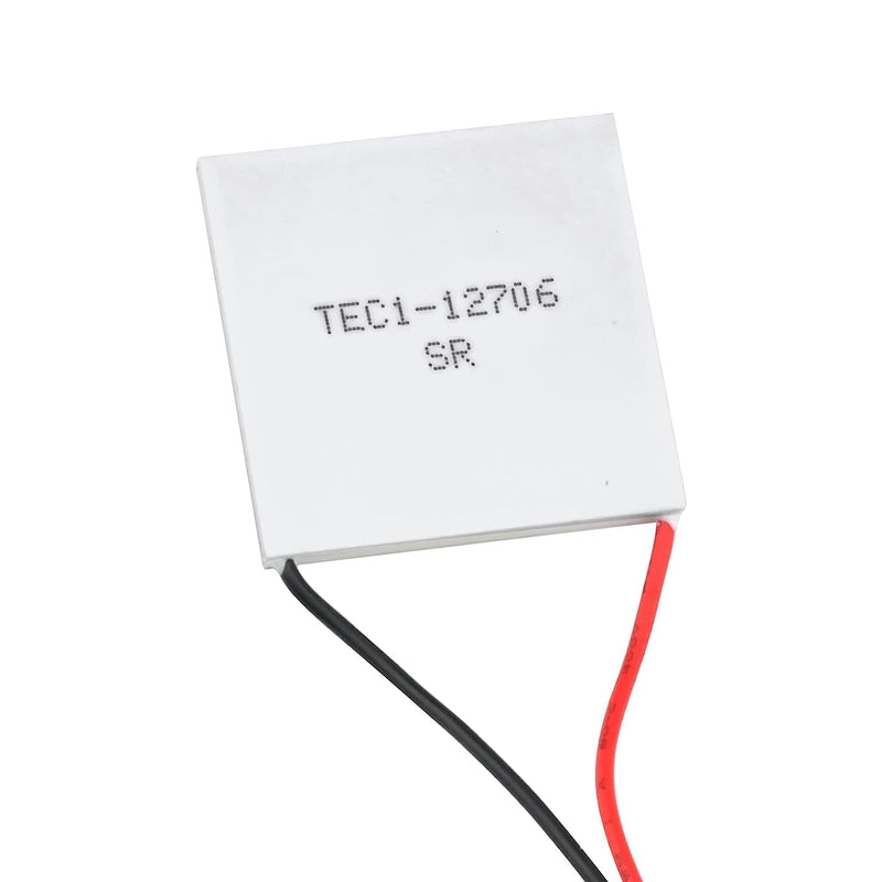 2 Pcs TEC1-12706 Peltier Cooling Module Semiconductor Cooling Tablets with 5g Thermal Paste Heatsink Thermoelectric Cooler Kit 2 pieces Peltier cooling module + 1 piece thermal pastes