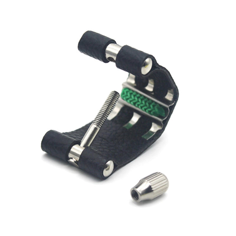 Clarinet Ligature - Sturdy Synthetic Leather, Adjustable, Secure Fit, for Standard Clarinets, Easy Installation Clarinet