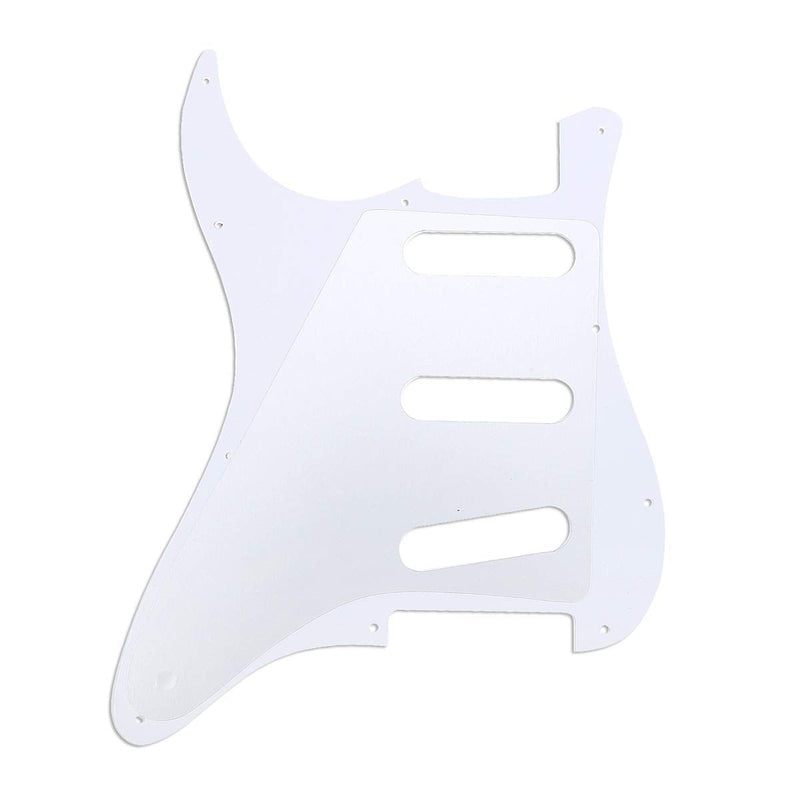 Musiclily Pro 11-Hole 62 Strat SSS Guitar Pickguard for MIJ JPN Japan Stratocaster, 4Ply Vintage Tortoise