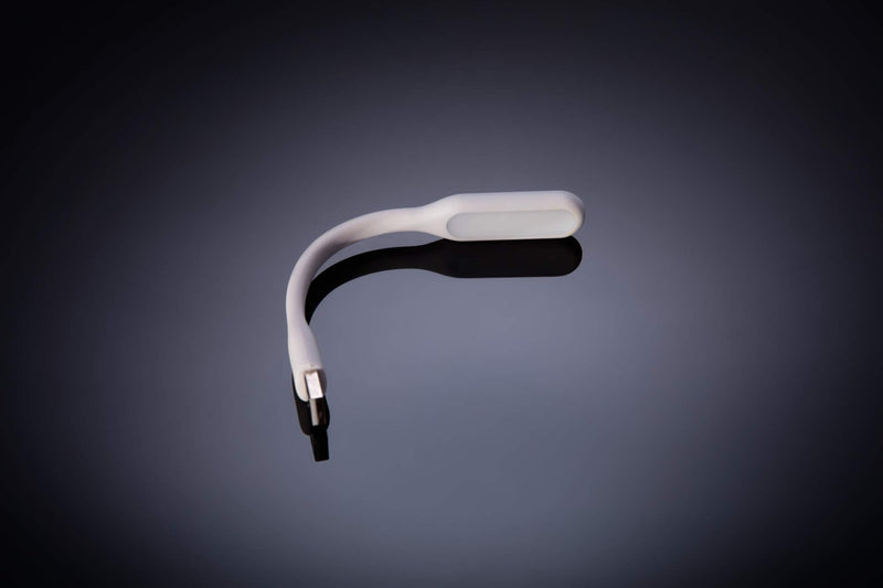 Schatzii | LED Laptop & Reading Light | High Intensity LED Light Powered by Any 2.0 & 3.0 USB Port on Laptop - No Batteries Needed | Adjustable & Bendable Light | White