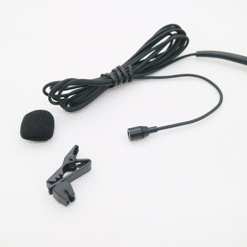 Tie Clip On Lavalier Microphone for Sennheiser Wireless Pocket System 3.5mm Lock Jack