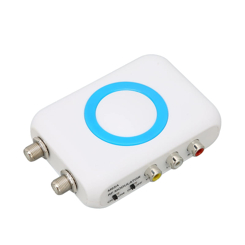 Heayzoki High Definition HD Modulator HDMI RF Modulator RCA to RF Modulator Coaxial Audio Converter VHF Operating Frequency for Home TV Replacement