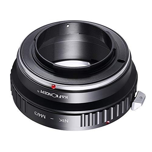 K&F Concept MFT Lens Mount Adapter Compatible with Nikon AI Lens to Micro 4/3 Micro Four Thirds Mount Adapter for GF1 GF2 GF3 G2 G3