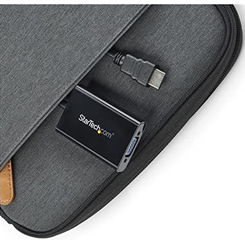 [AUSTRALIA] - StarTech.com HDMI to VGA Adapter – 1920x1080 – HDMI Converter with Audio Output – VGA to HDMI Monitor Adapter (HD2VGAA2),Black HDMI to VGA - Compact with audio Cable 