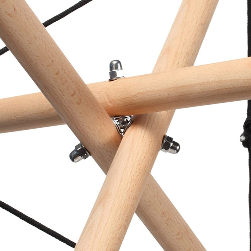 Handpan Drum Stand, Steel Tongue Drum Bracket, Solid Beech Wood Adjustable Tripod Structure Drum Holder, Snare Holder Bracket for 12 to 22 Inch Percussion Instrument(Wood Color) wood color