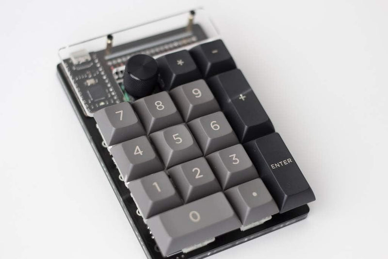 Tidbit 19 Key Programmable QMK Mechanical Numpad Kit (Plus - Black) Plus - Black