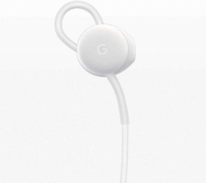 Google Earbuds Wired Headset USB-C, Comfortable Fit, Inline Controls, Compatible with Type-C Phones - White (Retail) RETAIL