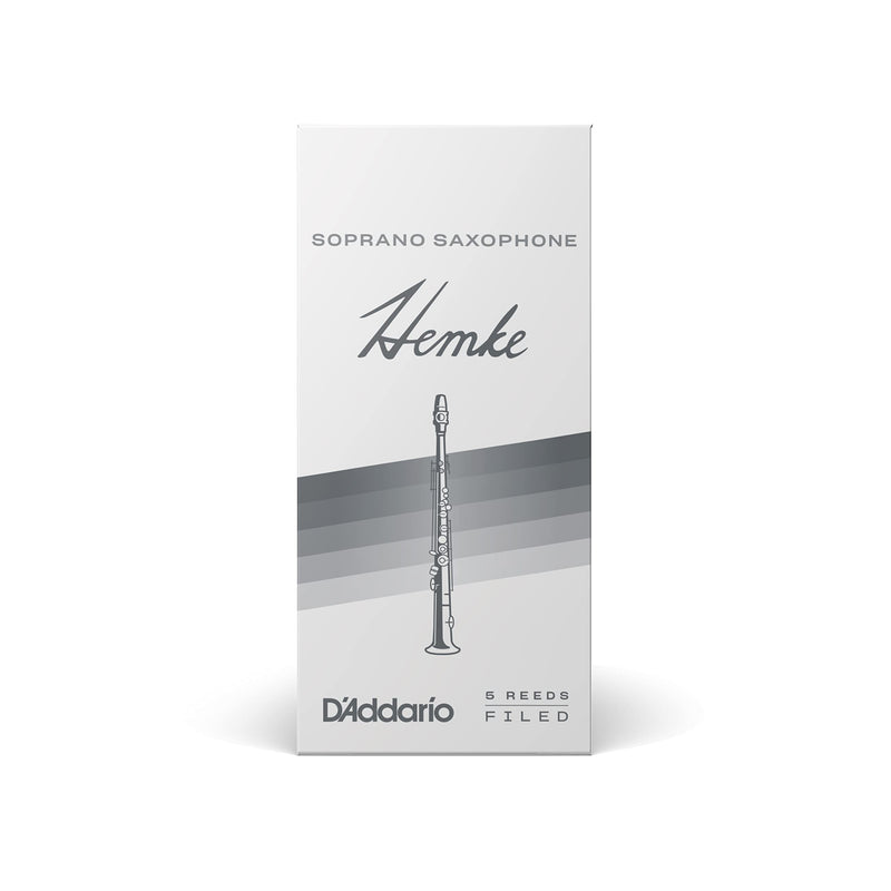 D'Addario Frederick L. Hemke Soprano Saxophone Reeds, Strength 2.0, 5 Pack