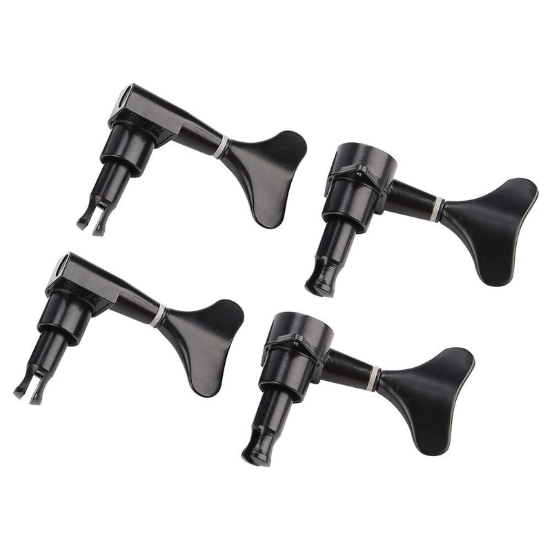 [AUSTRALIA] - VBESTLIFE 2L 2R Electric Bass Machine Heads, Sealed Tuner String Tuning Key Pegs for Electric Bass Black 