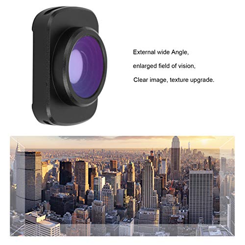 Wide Angle Lens for Portable External Wide Angle Magnetic Anamorphic Lens for Handheld Gimbal Camera Optical Glass Lens