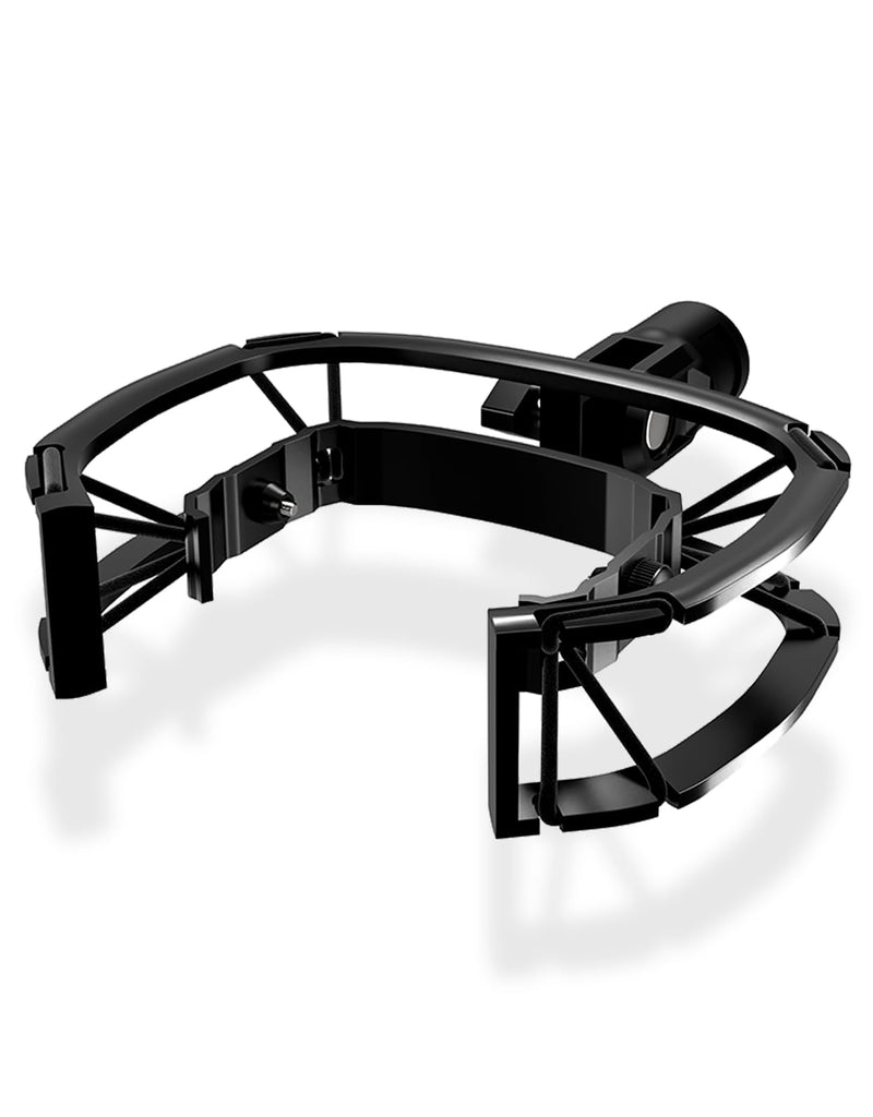 Custom Built for Blue Nano Microphone Shock Mount with Pop Filter, Anti-Vibration Suspension Elastic Shock Mount Holder Clip Mic Mount Stand with 3/8" or 1/4" Screw Adapter Compatible with Nano