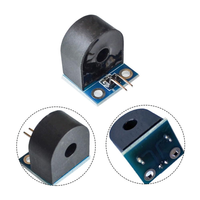 5pcs ZMCT103C 5A Current Sensor Single-Phase Micro Current Transformer Module, AC Active Precision Output Card 5mA Max 3000V Measurement, with Cable, for Arduino