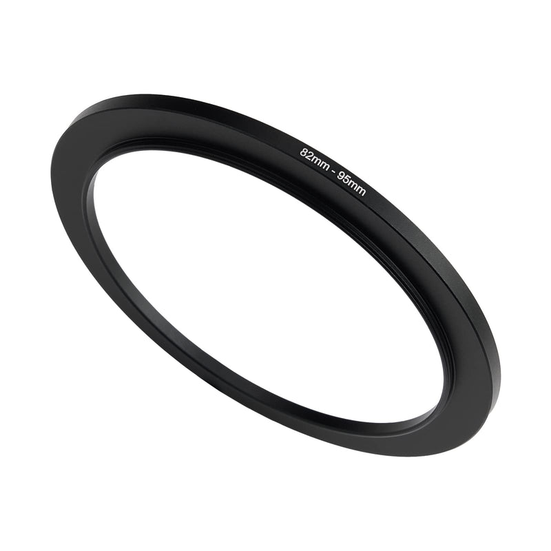 82mm to 95mm Step Up Ring Filter Adapter Applicable to All Brands of UV ND CPL Filter (82mm-95mm) 82mm-95mm