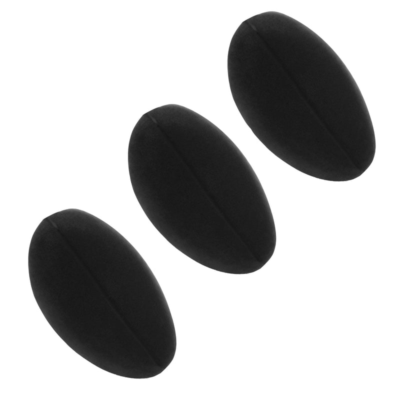 5pcs Flute Thumb Rest Cushion Soft Silicone Finger Cover Flute Wind Instrument Parts Accessories Black