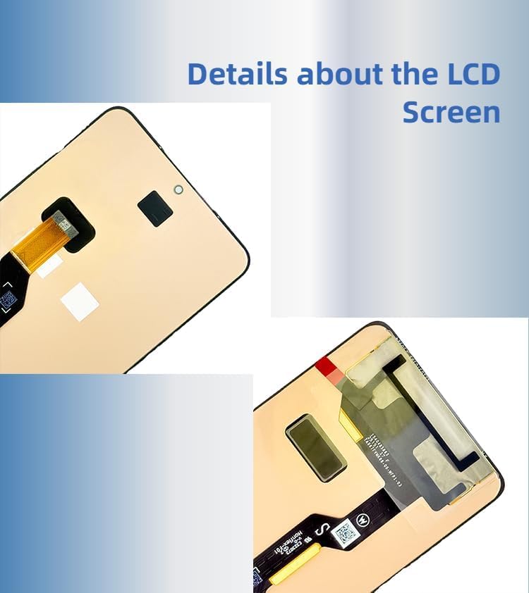 for Motorola G Stylus 2025 5G Screen Replacement | for Moto G Stylus 2025 Screen Replacement kit XT2517-1 XT2517 LCD Display Touch Screen Digitizer Assembly With Tools Black