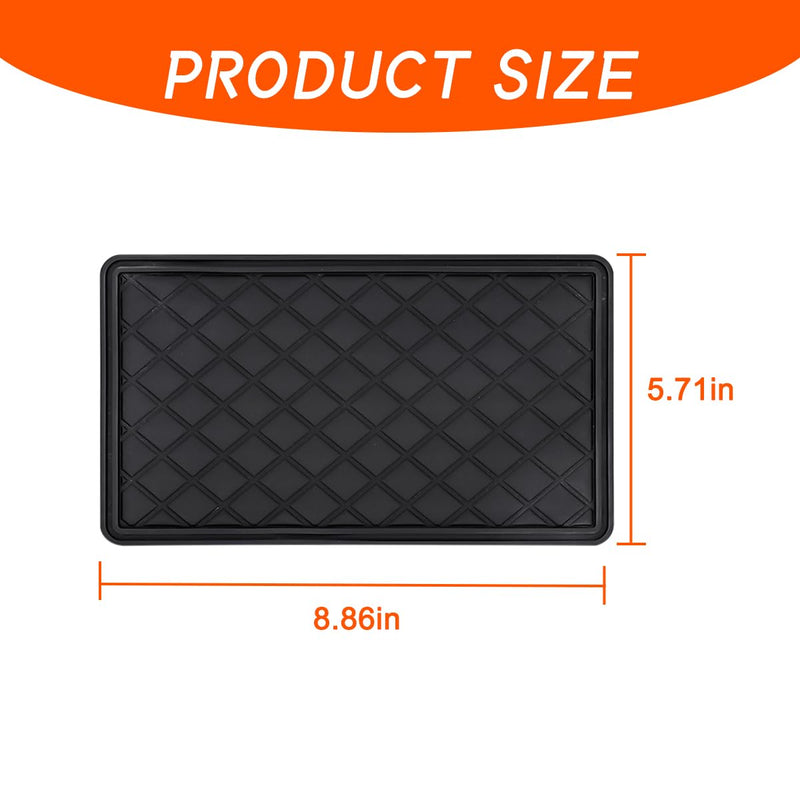 Car Dashboard Anti-Slip Mat, Adhesive Vehicle Dash Rubber Pad, Multi-Functional Auto Sticky Gripping Interior Fixing Accessories, Universal for Vehicle, SUV, Truck and More B-No Diamond 5.7*8.9in