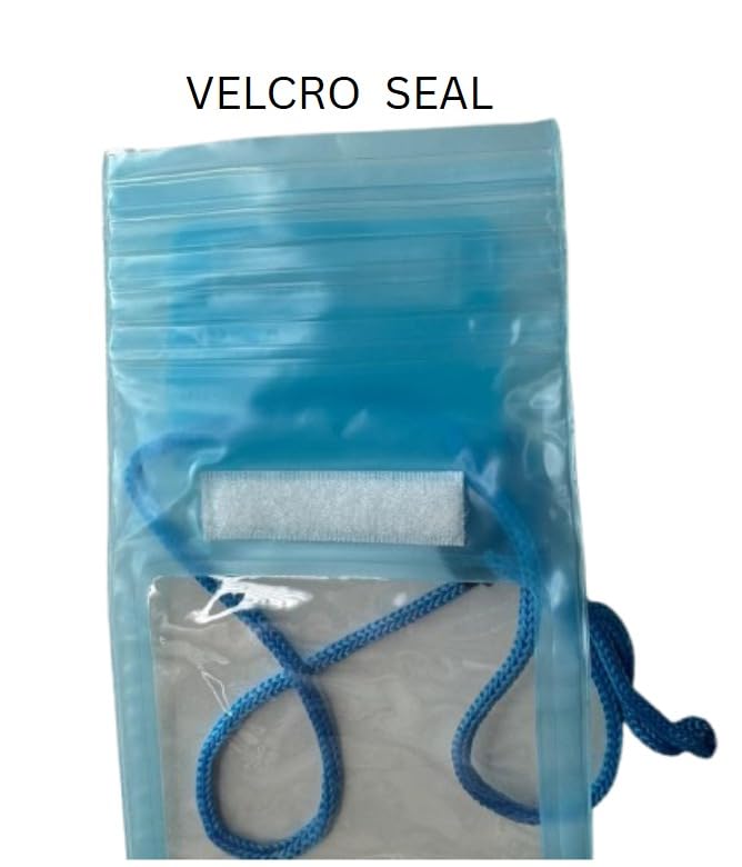 Waterproof Phone Pouch, Universal Dry Bag Case with Lanyard, Triple Seal Protection, Touch Screen Compatible, Pack of 5, Assorted Colors