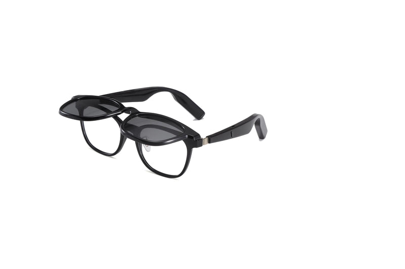 GoRhythm AI Smart Glasses With Bluetooth Smart AI Glasses with Face-to-Face Translation & Call Translation – Wireless Bluetooth Safety Glasses for Hands-Free Music Playback and Calls.