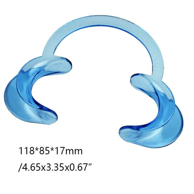 C-Shape Mouth Opener Mouth Lip Opener Mouth Separator Cheek Holder Intraoral Lips Mouth Opener C Shape Cheek Retractor Tools for Mouth Opener Challenge for Dental Care and Party Game Pack of 10
