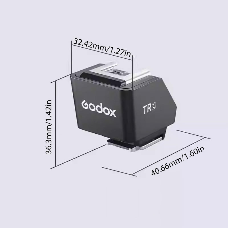 [AUSTRALIA] - GODOX TR-C TTL Hot Shoe Riser TR C Canon Camera Flash 30mm Height Rise Hot Shoe Adapter Compatible for Godox IT20C IT22C IT30ProC Camera Flash 