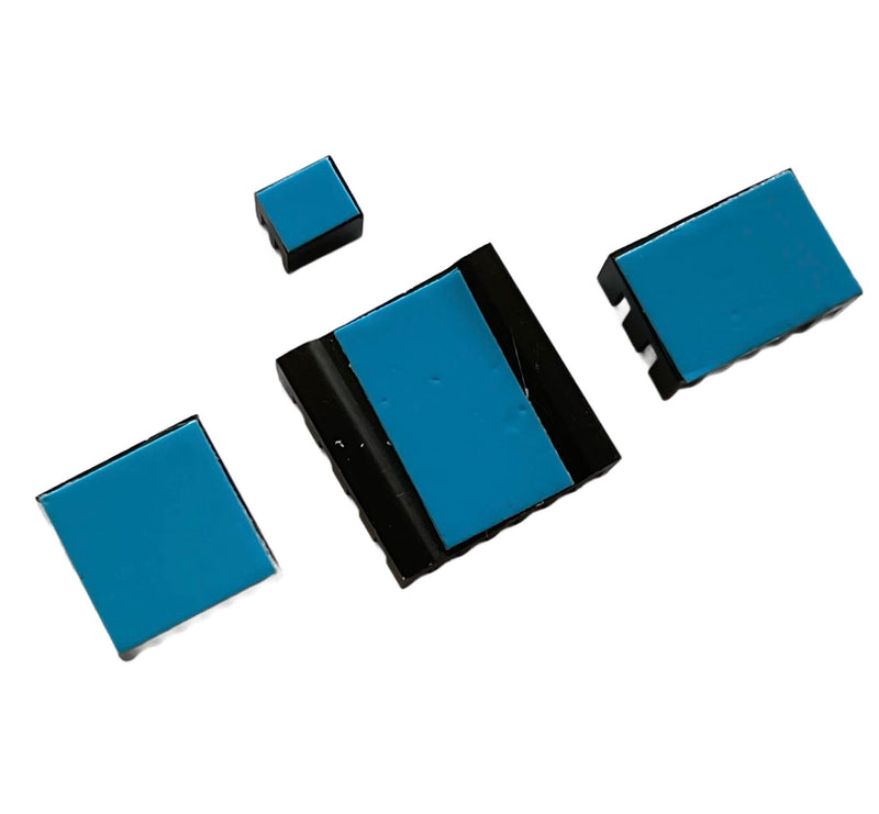 [AUSTRALIA] - ITSTUFF Aluminium Heatsink Set of 4 Black for Raspberry Pi 5 Self-Adhesive Quiet Passive Cooling 
