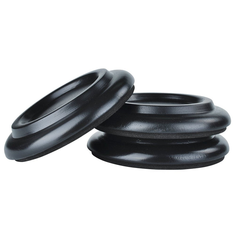 Hardwood Grand Piano Caster Cups 6 Colors Set of 3 Furniture Leg Pads Protection Black
