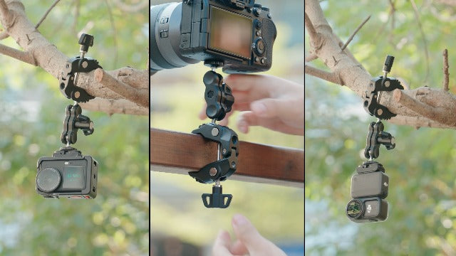 Mic Stand Guitar Cell Phone Holder Mount w Super Clamp for Microphone Stand Super Clamp(Clip-on)