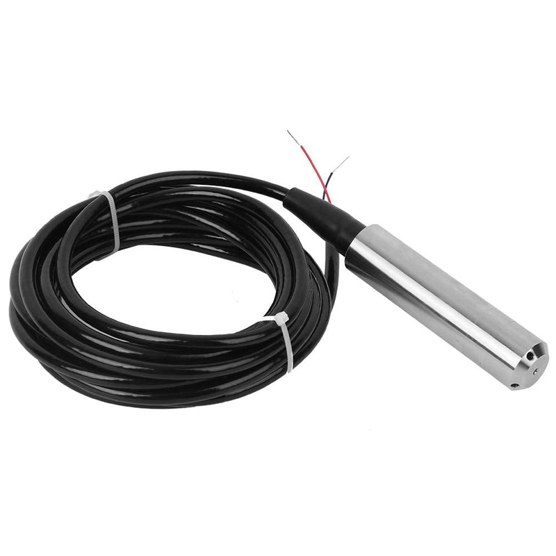Level Sensor, DC 24 V 4-20 mA Level Sensor, Water Level Sensor, Stainless Steel, Liquid Level Sensor, Level Transmitter with Cable, Range Depth 0-1 m Reichweite 0-1 Meter