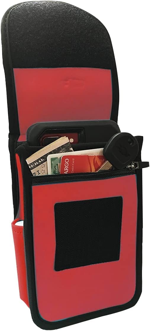 The Horse Holster Cell Phone Holder, Hunter Green, S/M - Holds All Cellphones, Money, Credit Cards, Lip Balm, Safely Secure Essentials During Activity, 4 Ways to Wear, Riding, Biking, and More S/M Leg Strap (25”)
