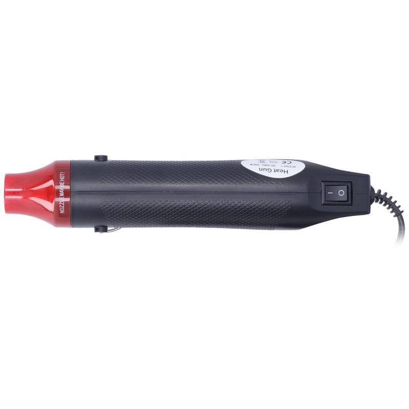 Heat Guns, 300 W ABS Shell 200 °C Hand Hot Air Blower for DIY Heat Shrink Film Embossed Powder Stamp (European Standard 230 V) European standard 230V