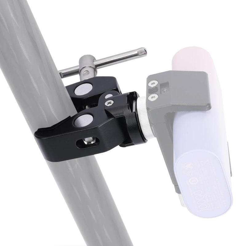 [AUSTRALIA] - NICEYRIG Super Clamp Crab to Cold Shoe Mount, 1/4’’ Thread, Max. 50mm Jaw Grip Applicable for Power Bank Clamp, Tripod Mount Phone Holder, Vmount Battery Plate - 608 
