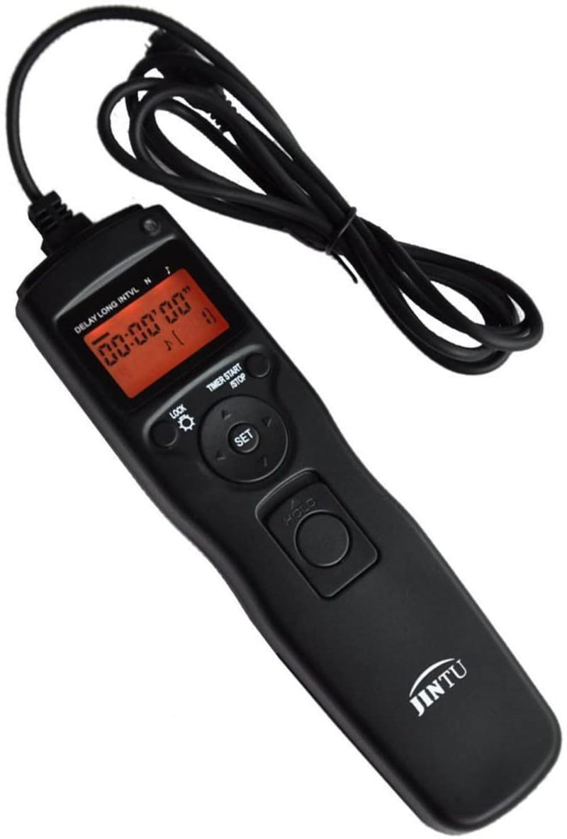 JINTU Intervalometer Timer Remote Control Shutter Release for Canon EOS Rebel T6 T7 T8i T7i T6i T6s SL3 SL2 XTi XS XSi T1i T2i T3 T3i T4i T5 T5i 2000D 90D 80D 70D 77D 1300D 60D 50D 1100D 1000D 550D