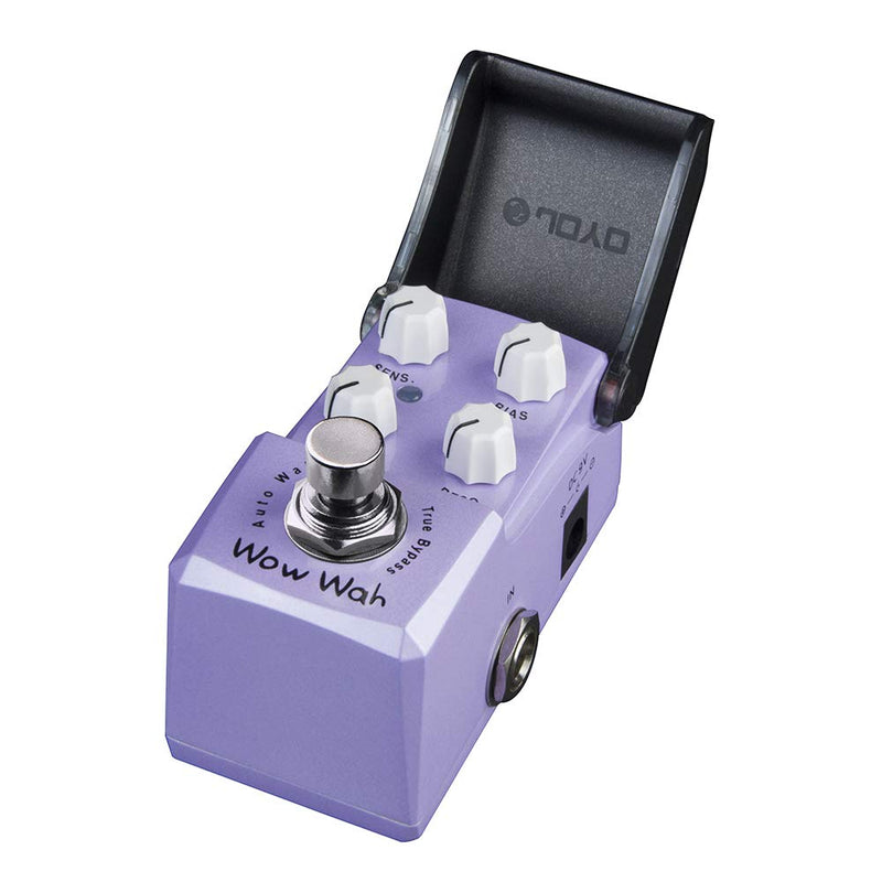 JOYO Auto Wah Mini Pedal for Electric Guitar Effect - True Bypass Ironman Series (Wow Wah JF-322) purple auto wah