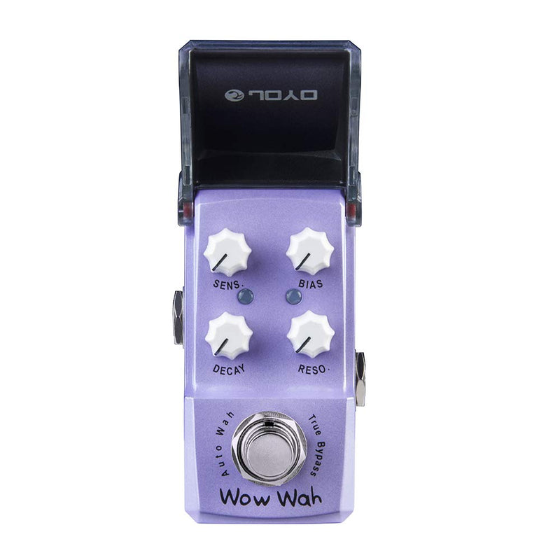 JOYO Auto Wah Mini Pedal for Electric Guitar Effect - True Bypass Ironman Series (Wow Wah JF-322) purple auto wah