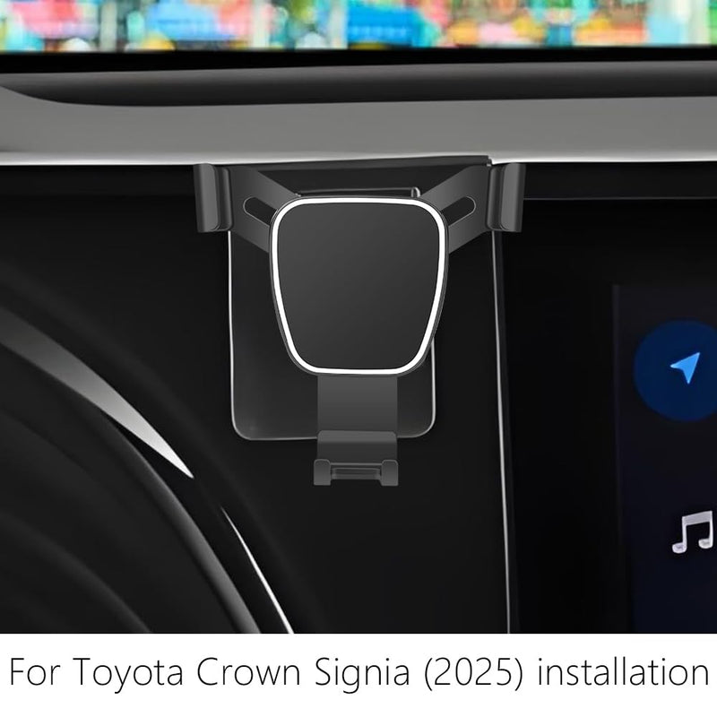 Car Phone Holder for Toyota Crown 2023 2024 2025， Crown Signia 2025 Auto Accessories Navigation Bracket Interior Screen Decoration Dash Board Mobile Cell Phone Mount case