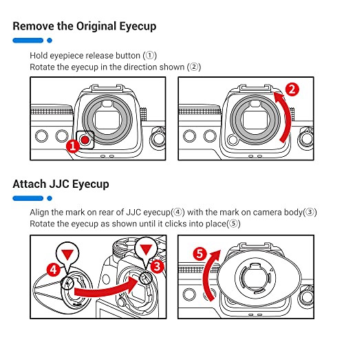 JJC Oval Eyecup Viewfinder for Nikon Z8 Z9 Zf Z f, Replaces DK-33 Eyepiece For Nikon Z8/Z9/Zf