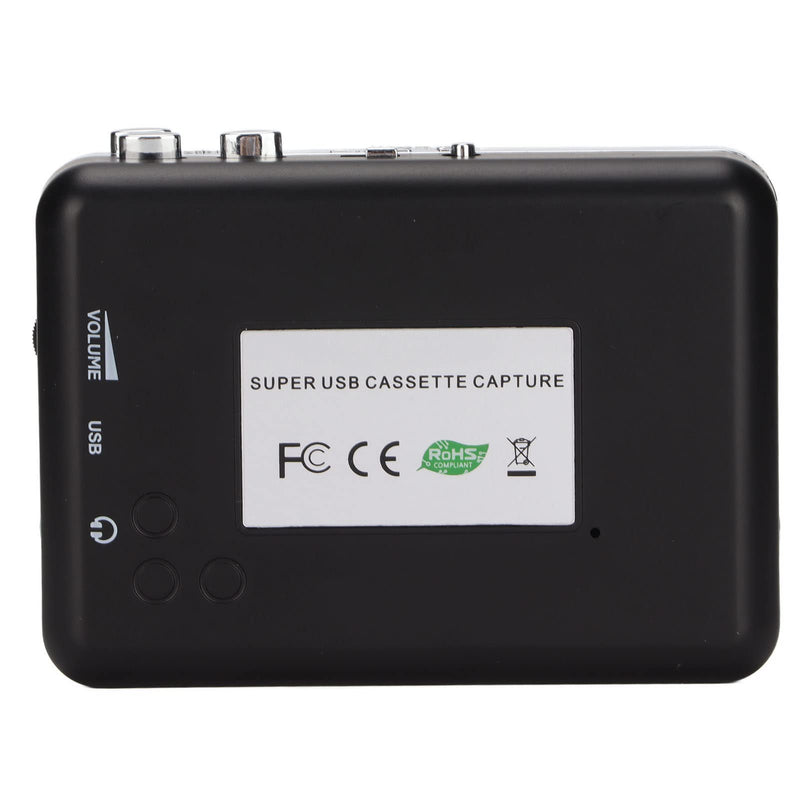 ASHATA Cassette to MP3 Converter Player, Portable Cassette Player with Headphones, 3.5mm Audio Jack, Convert Tapes to MP3 Cassette Tape Player for Laptop PC Car EC218