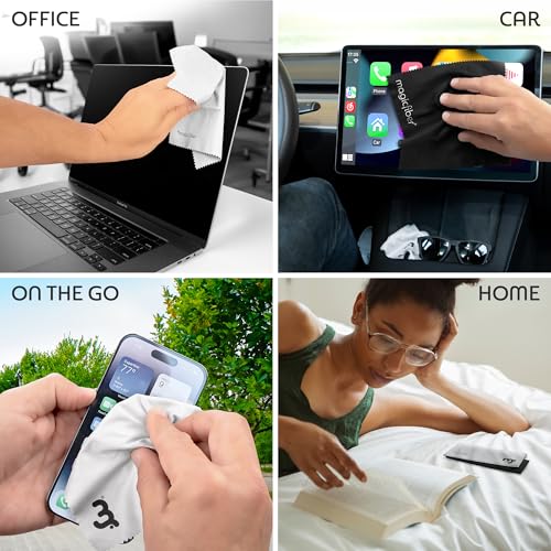 MagicFiber Microfiber Cleaning Cloth, Glasses Cleaner, Eyeglass Wipes, 30pk 30 PACK