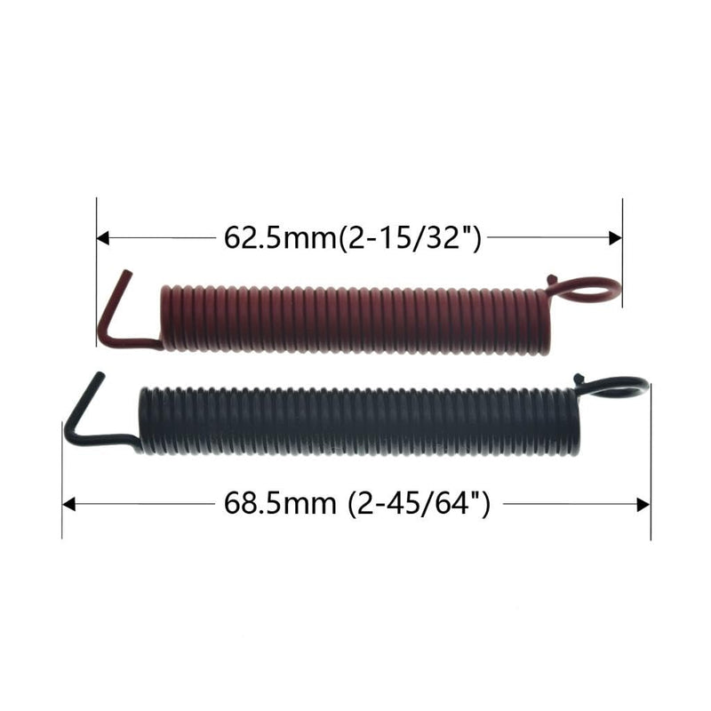 [AUSTRALIA] - KAISH Set of 5 Premium Noiseless Tremolo Springs Tremolo Bridge Tension Spring for FR/ST/Strat Tremolos Black Standard Tension 